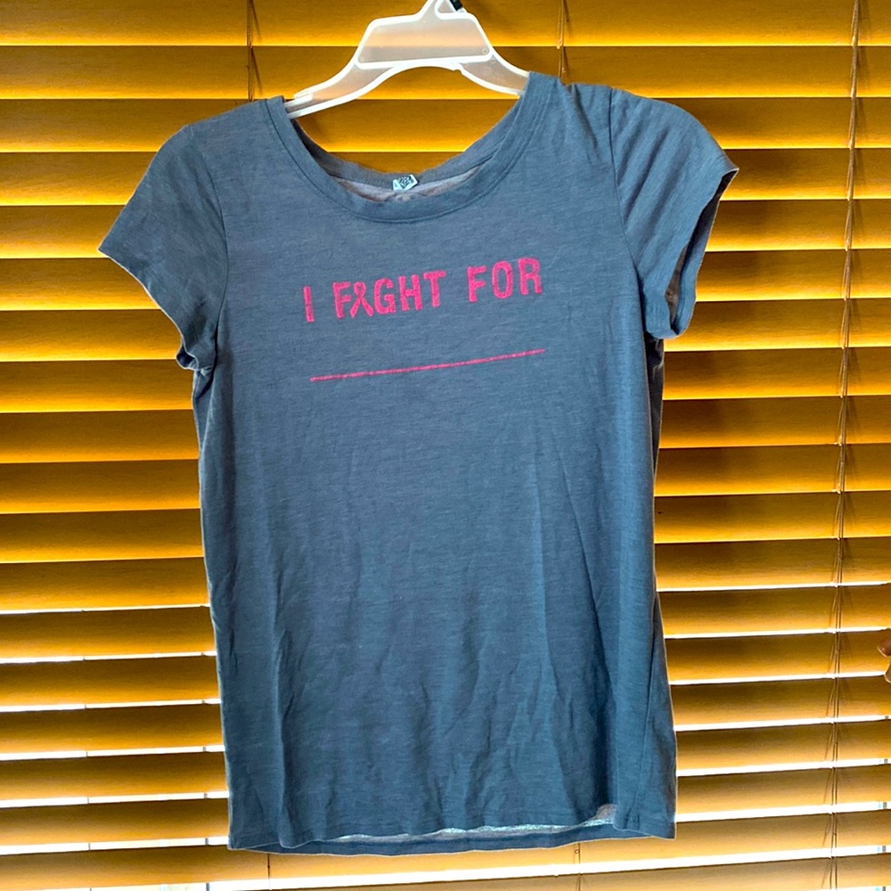 Under Armour fight cancer t-shirt